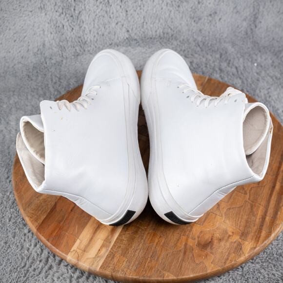 Men's 8 Women's 9.5 CU4TRO High Top White Tennis Shoes - Picture 6 of 7